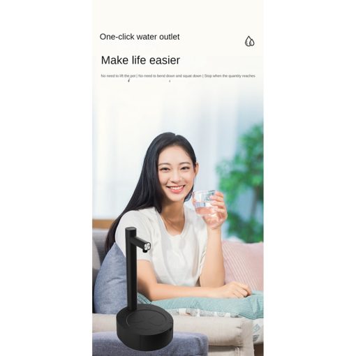 intelligent desktop water dispenser black