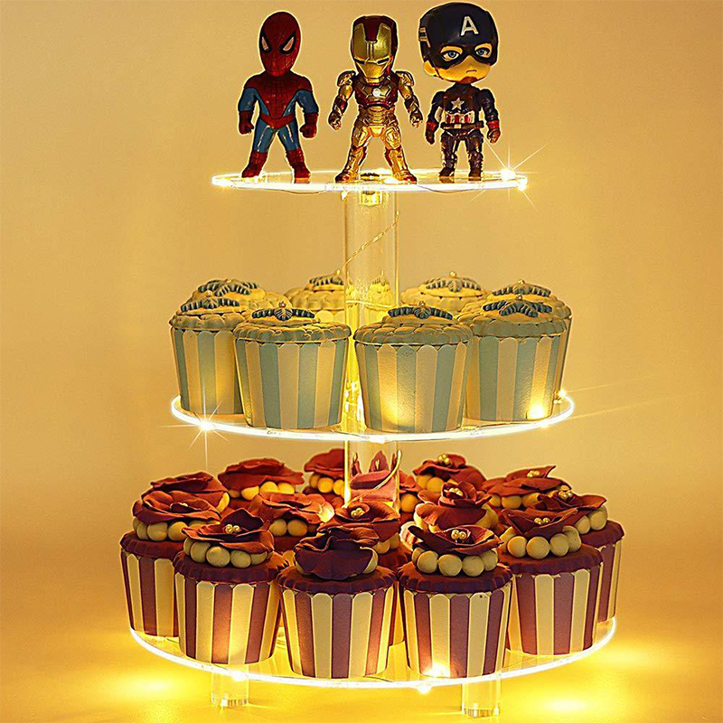 Glowing Cupcake Stand for Desserts