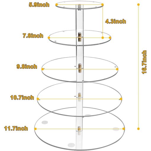 glowing cupcake stand for desserts