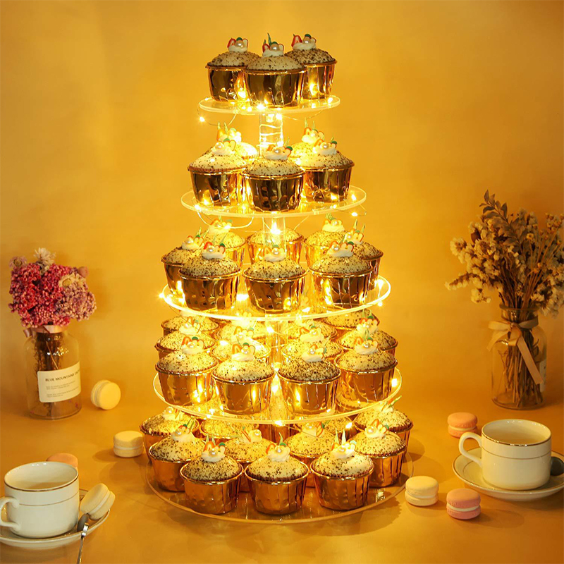 Glowing Cupcake Stand for Desserts