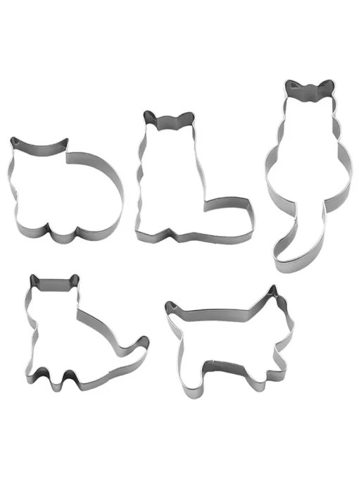 NEW Cat Shape Cookie Cutter Stainless Steel