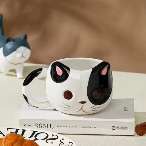 creative cat shaped mug