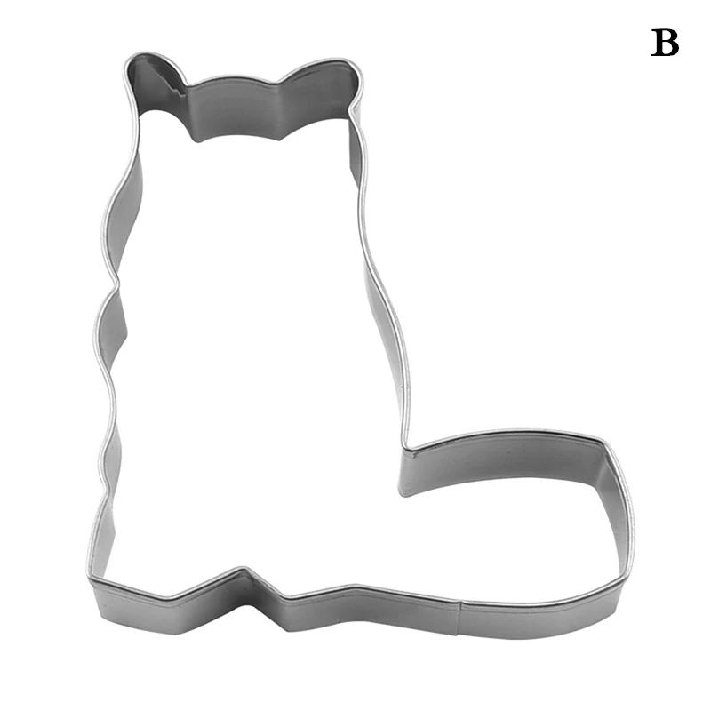 NEW Cat Shape Cookie Cutter Stainless Steel