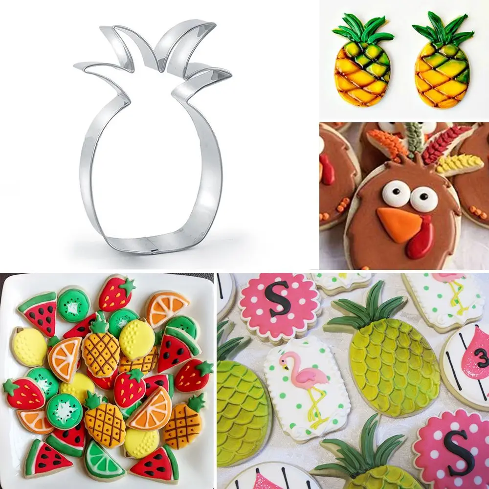 Stainless Steel Pineapples Shape cookie cutter