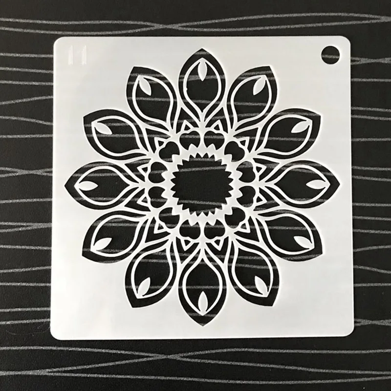 48pcs/set Mandala Stencils