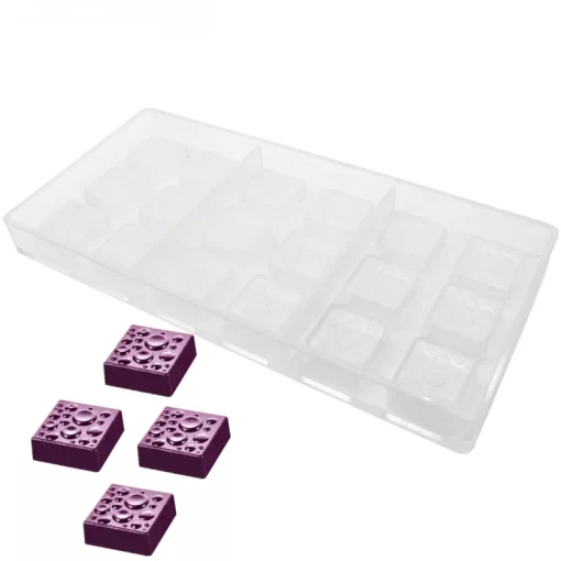 square chocolate mold