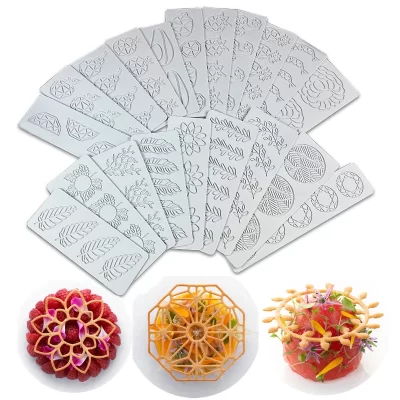 Various Leaves Geometric flower SiliconeLace Mold