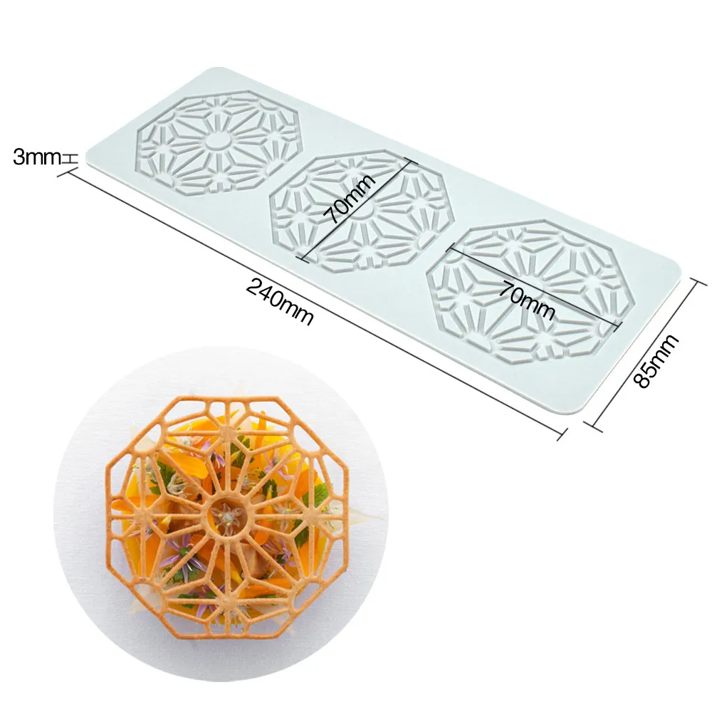 Various Leaves Geometric flower SiliconeLace Mold