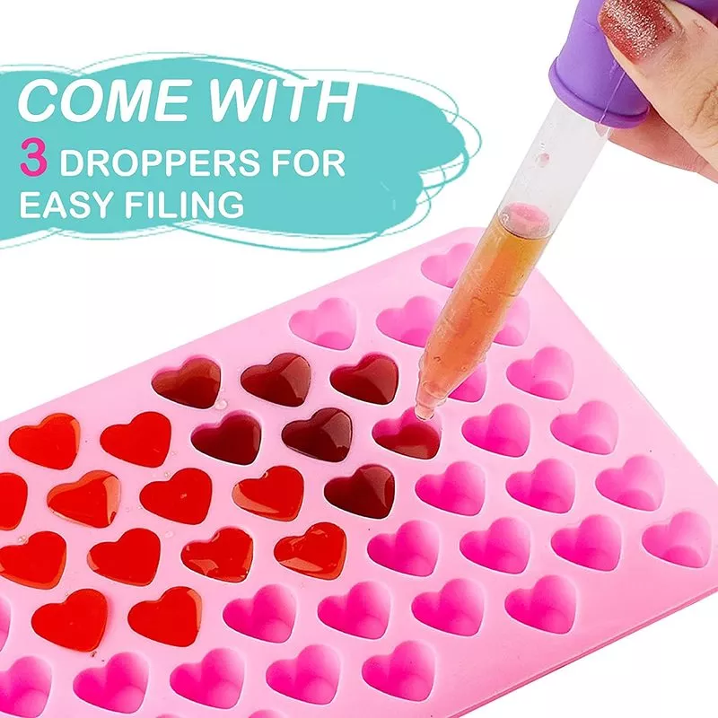 Gummy Bear Silicone Mold with Dropper