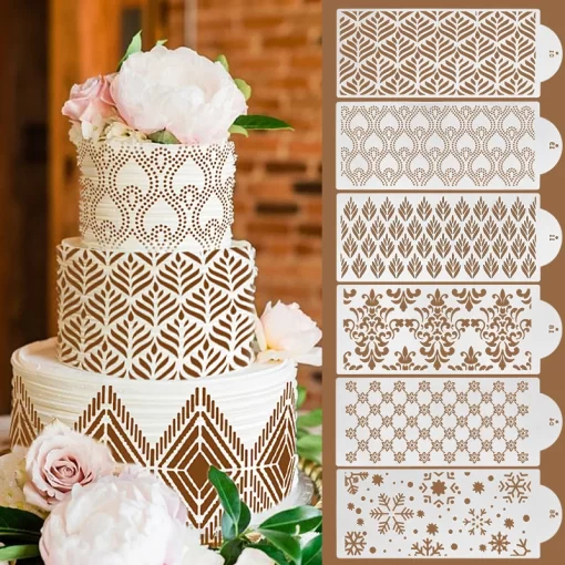 fondant stencils embossing for cake decorating