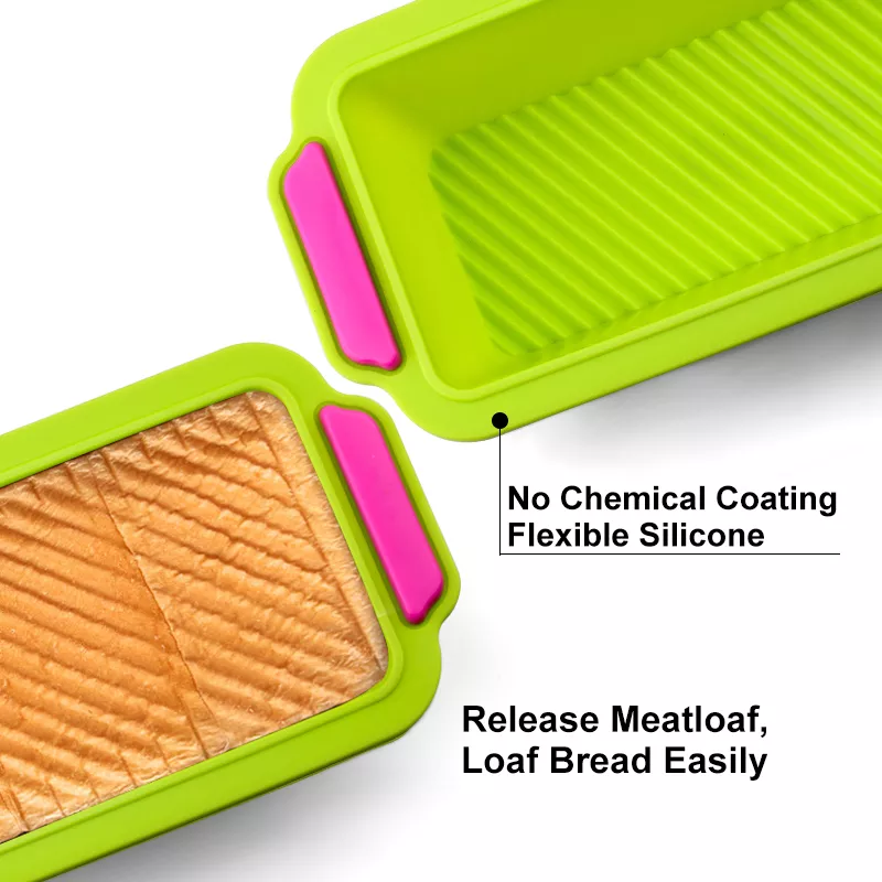 Silicone Cake Mold Round Shape Rectangular Silicone Bread Pan Cake Round Shape Mold 12 Holes Muffin Cupcake Baking Pans