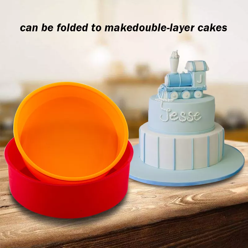 Silicone Cake Mold Round Shape Rectangular Silicone Bread Pan Cake Round Shape Mold 12 Holes Muffin Cupcake Baking Pans