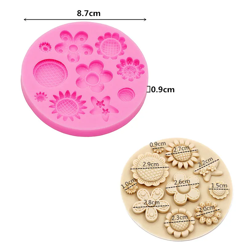 Flowers silicone mold