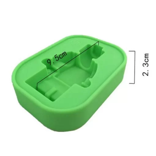 robot ice building bricks cube tray silicone mold