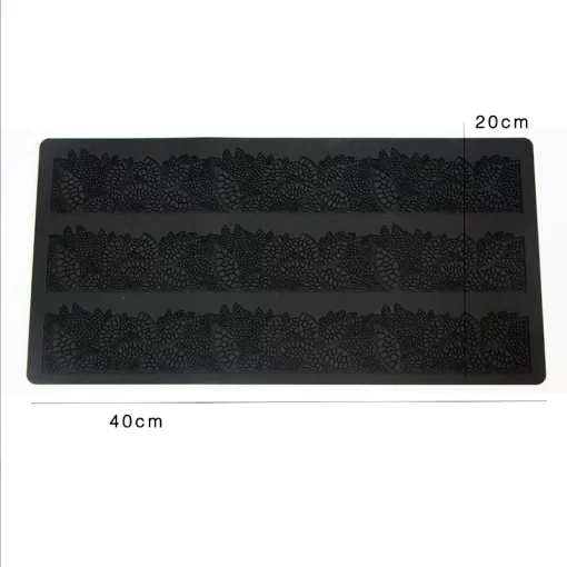 silicone mat fondant cake flower pattern lace mold