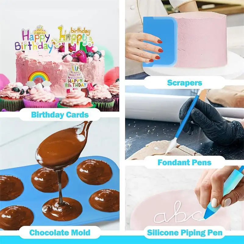 339 PCS Cake Decorating Set with storage box