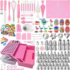 488 PCS Cake Decorating Set with toolbox