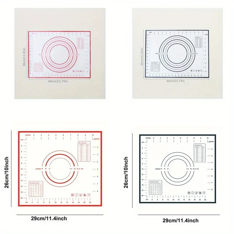 Oversize 80/70/60cm Silicone Baking Mat