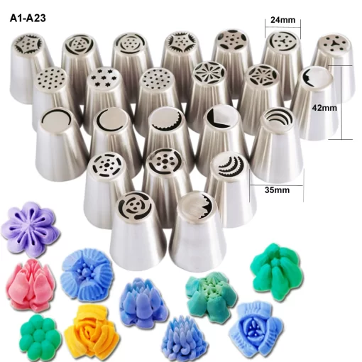 129 pcs stainless steel nozzles pastry set