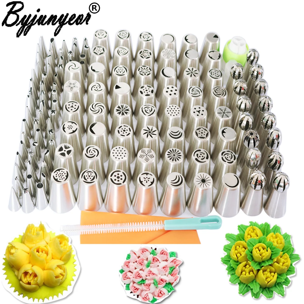 129 PCS Stainless Steel Nozzles Pastry Set