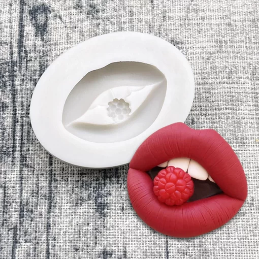 lips valentines day silicone sugarcraft mold