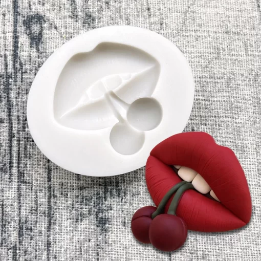 lips valentines day silicone sugarcraft mold