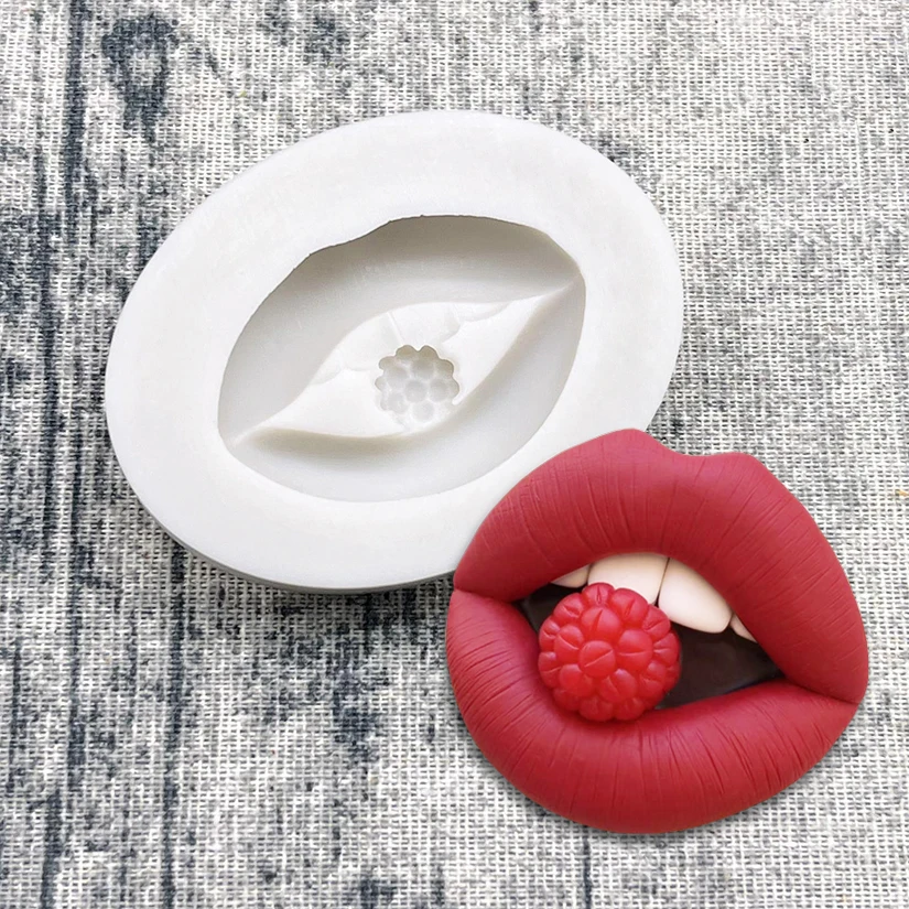 Lips Valentines Day Silicone Sugarcraft Mold