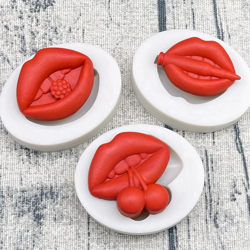 Lips Valentines Day Silicone Sugarcraft Mold