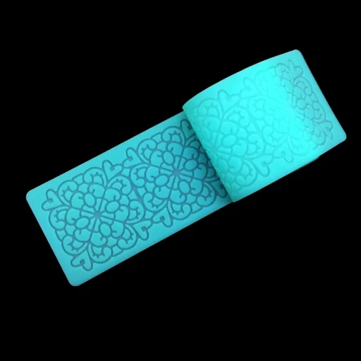 silicone lace mat fondant cake decorating tool