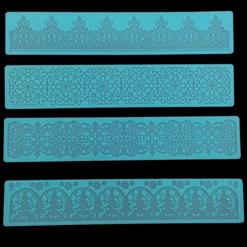 silicone lace mat fondant cake decorating tool