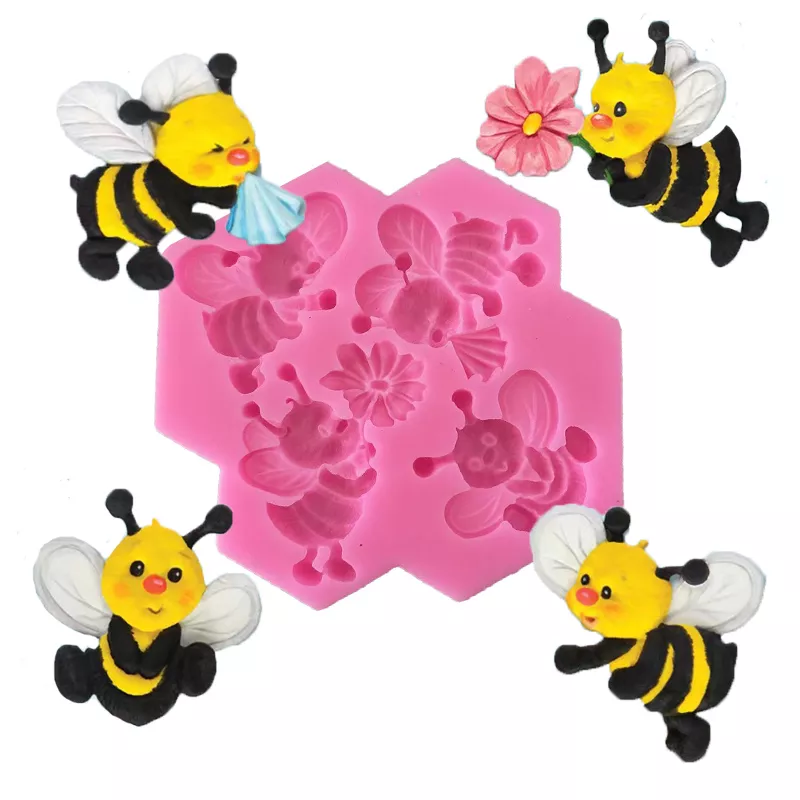 Cartoon Bee Shaped Silicone Mold