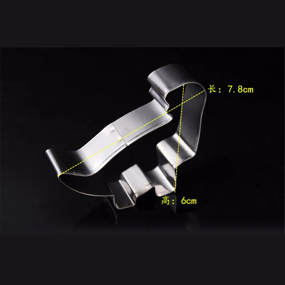 4Pcs/Set Stainless Steel Dinosaur Cookie Cutter aeProduct.getSubject()