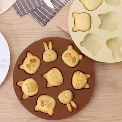 baby supplement mold home baking silicone model cookies children's supplement cartoon pattern shape cake shapecake maker model