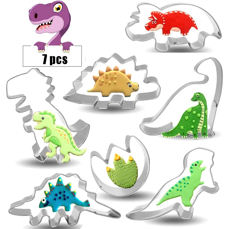 Stainless Steel Cookie Cutters Dinosaur Shape