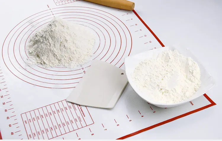 60*40CM Non-Stick Silicone Baking Mat Pad Baking Sheet Glass Fiber Rolling Dough Mat