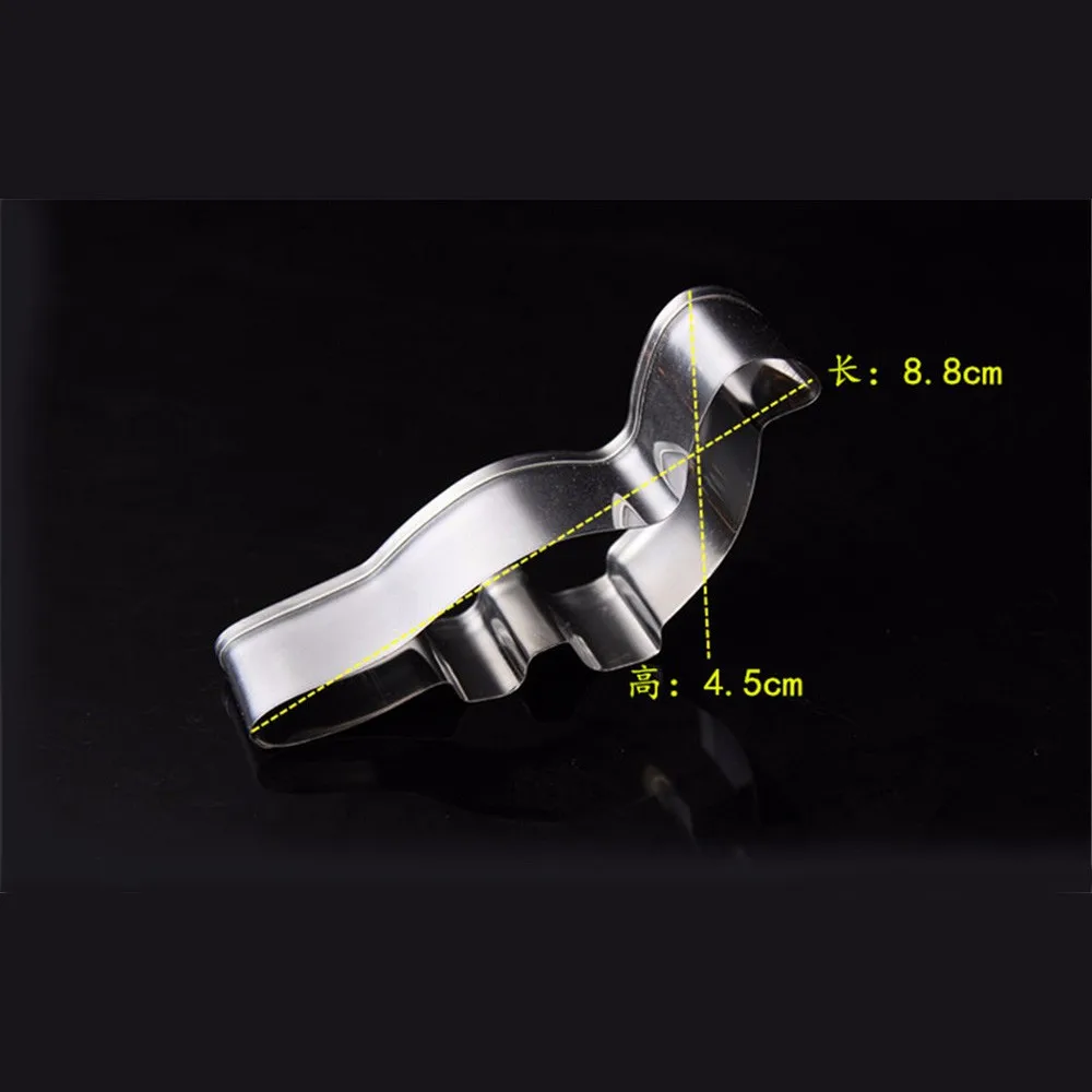 4Pcs/Set Stainless Steel Dinosaur Cookie Cutter aeProduct.getSubject()