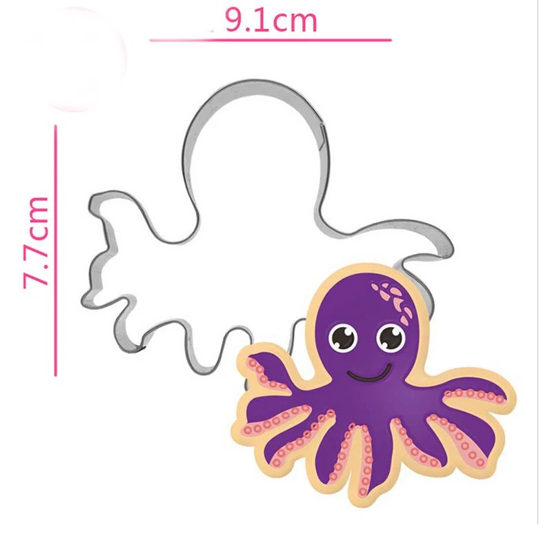 a0ae870d4220871d2371bc9f6c481d55 Octopus Stainless Steel Cookie Cutter