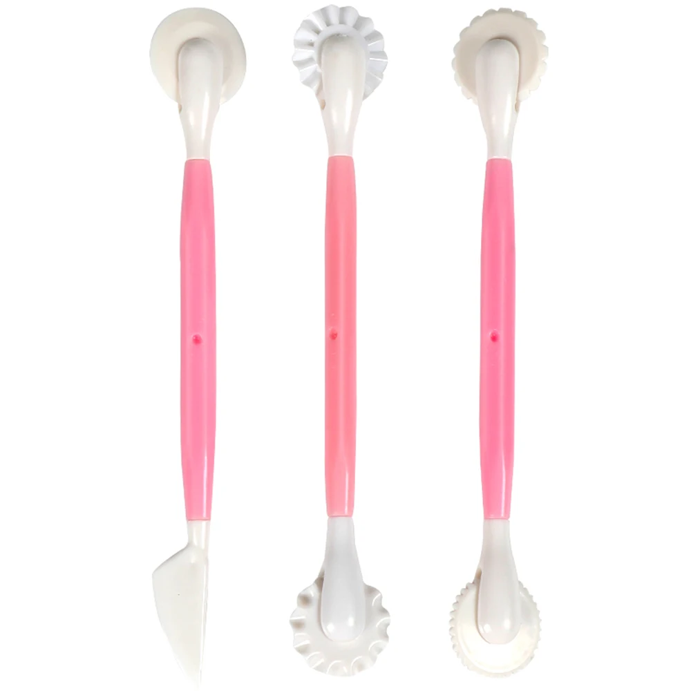 4pcs Fondant Cake Decorating Modelling Tools 8 Patterns.