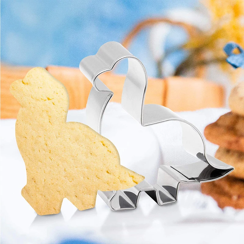 Stainless Steel Cookie Cutters Dinosaur Shape