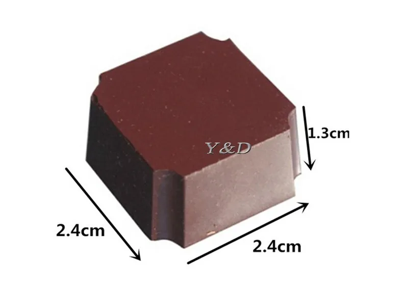 Square Transparent Magnetic Polycarbonate PC  Chocolate Cake Molds Transfer  Magnet Board  Sheets Mould With Mirror Steel Plate