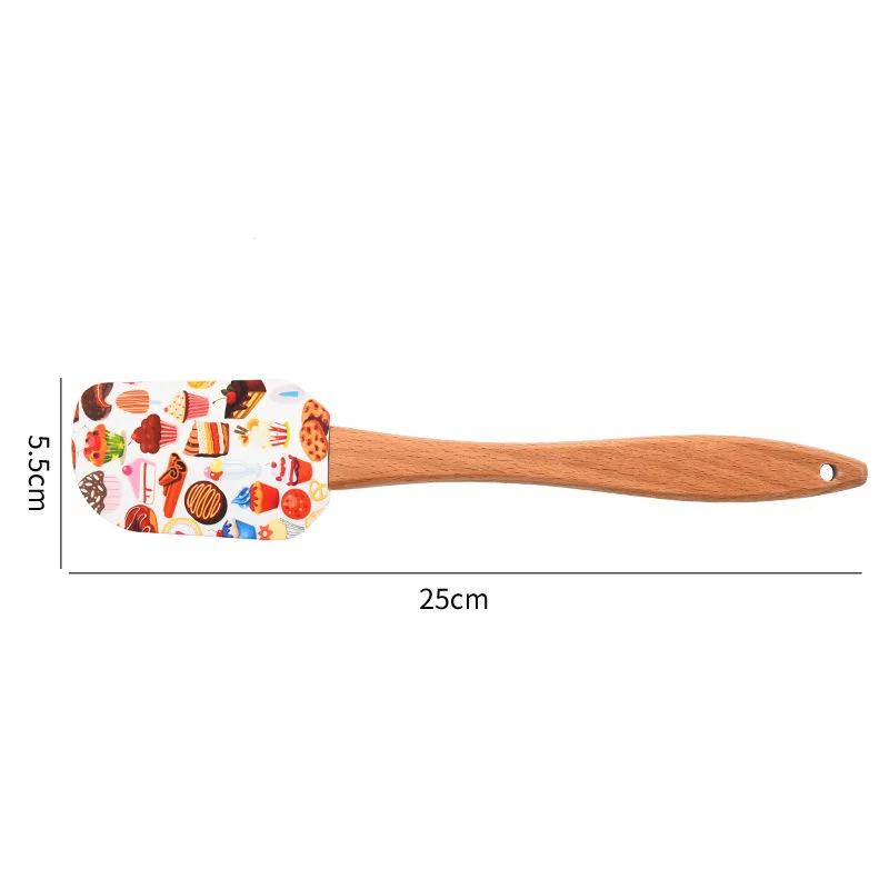 Christmas Cream Creative Pattern Butter Spatula