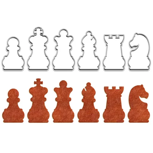 international chess,3d plastic cookie cutter