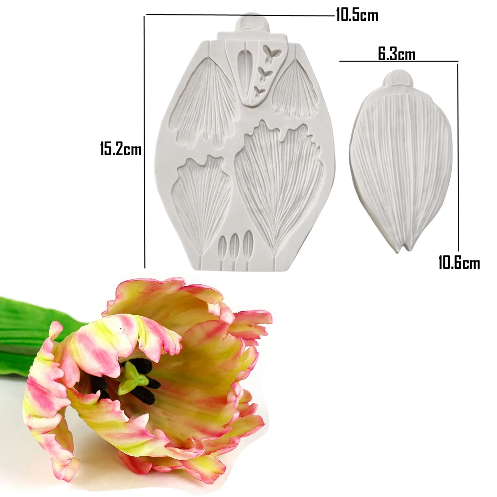 Peony and Tulip Peony Flower Petal Cake Decorating Tool