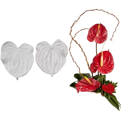 Large Anthurium Flower Petal Silicone Mould 2PCS