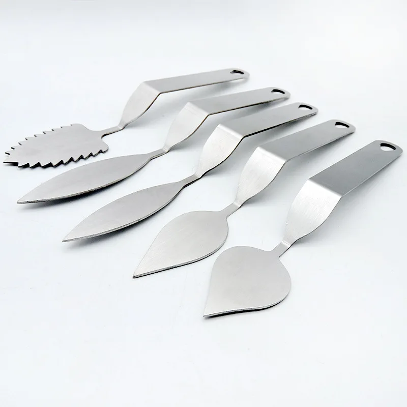 Stainless Steel Feather Leaf Knife Cake Stencil Chocolate Mousse