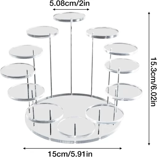 multi layer acrylic display stand