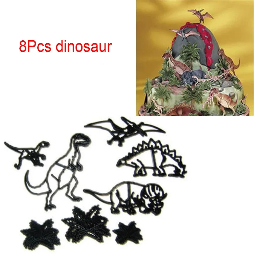 8pcs dinosaur