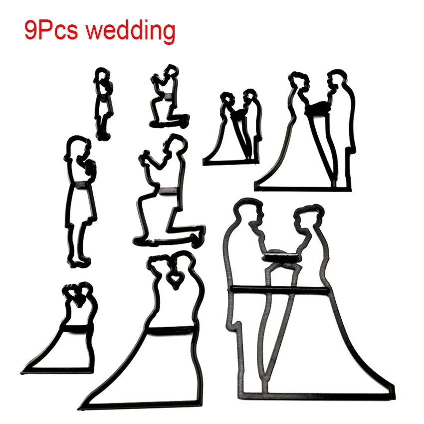 9Pcs wedding