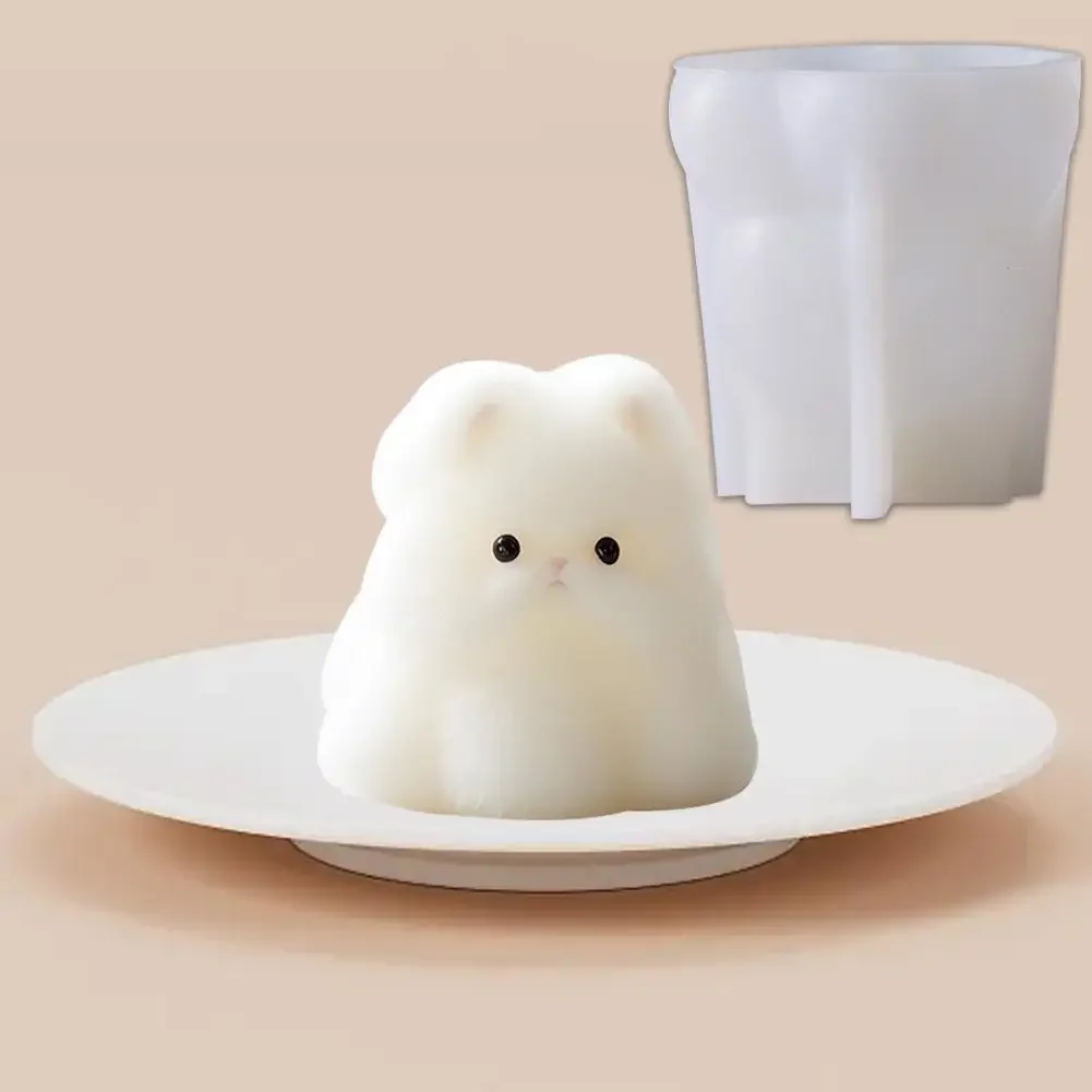 Silicone Milk Pudding Molds Cute Dog-Cat