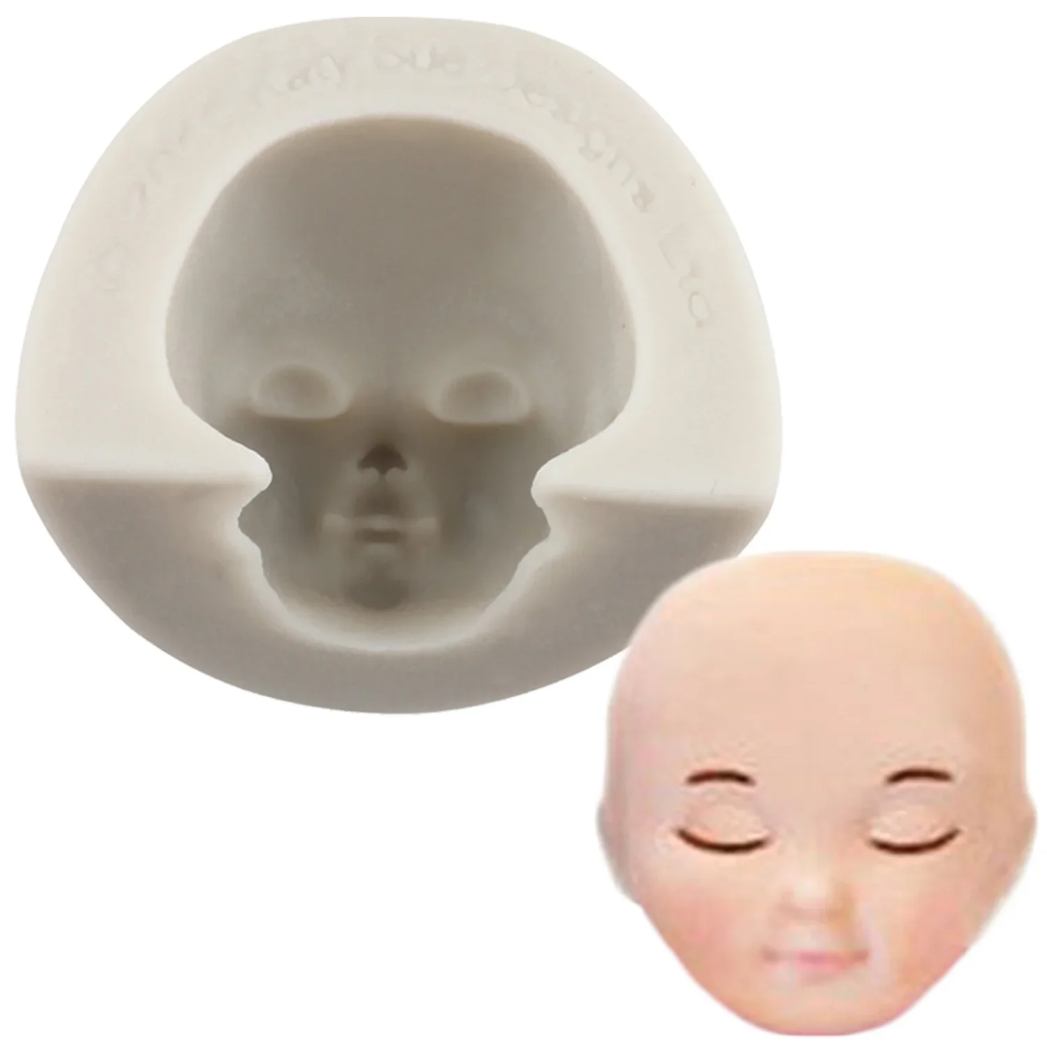 3D Baby Face Silicone Mold